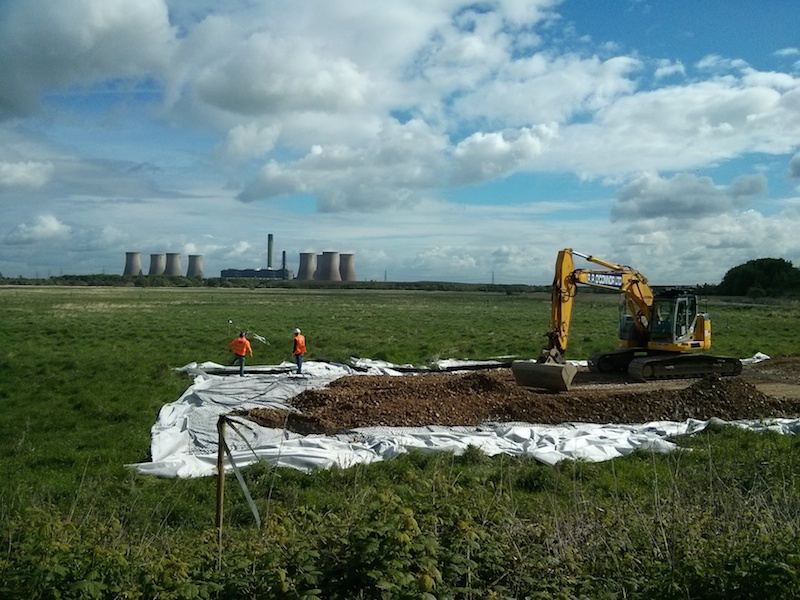 Mersey Gateway start on site - the view - 7 May 2013