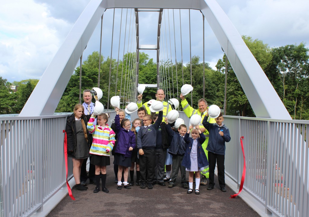 Halton Lodge footbridge re-opening1
