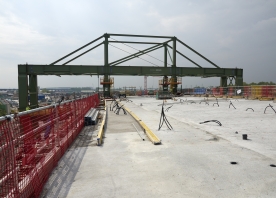 On top of the north approach viaduct – May 2016