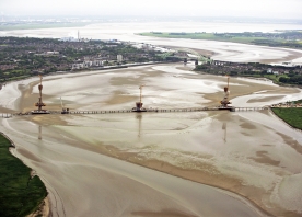 Aerial view of the Mersey Gateway – May 2016