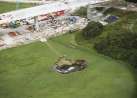 Scrape Excavation on the South Saltmarsh – July 2017